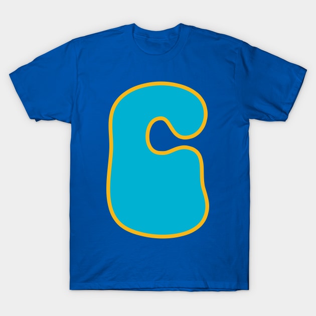 Letter C Soul Wave T-Shirt by JunkyDotCom